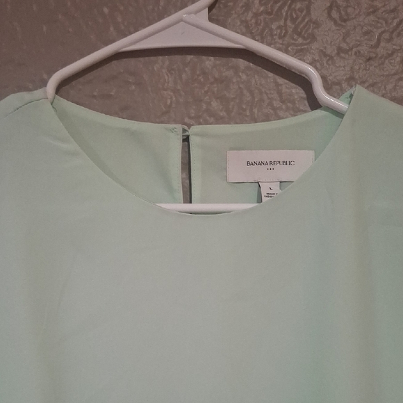 Banana Republic Women's Green Boxy Short Sleeve T-Shirt Size L - Picture 4 of 7